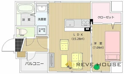 リバティR11【2階】の間取り