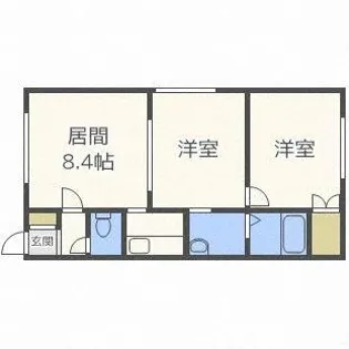 メゾンリラ【105号室】の間取り