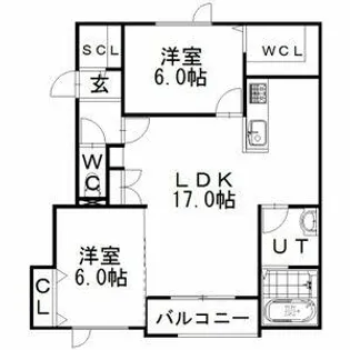 スピカ・ヴァンヴェール【203号室】の間取り