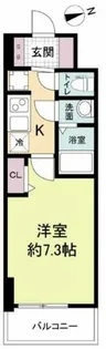 スペーシア日本橋東【6階】の間取り