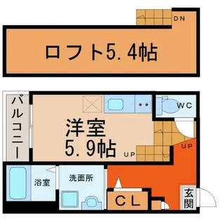 stage新栄【1階】の間取り