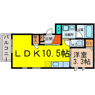 Albireo(アルビレオ)【1階】の間取り