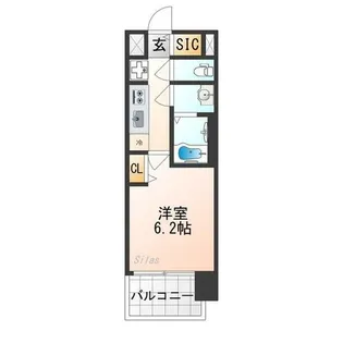 プレサンス大津京町ヴェリス【4階】の間取り