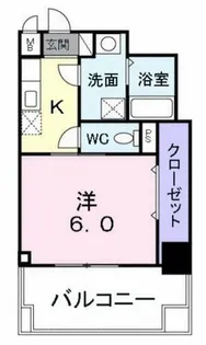 大一フロント【4階】の間取り