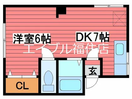 サンライズKK【2階】の間取り