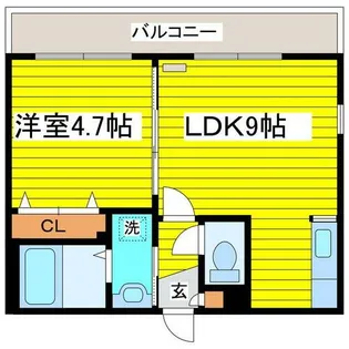 アズライトN17【3階】の間取り