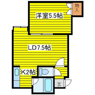 ハイツグレースモアⅡ【103号室】の間取り