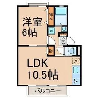 アーバン笠寺【1階】の間取り