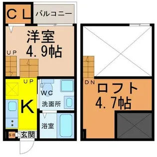 エスポワール堀田【2階】の間取り
