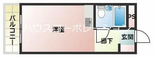 ハッピーコート塚口駅前【5階】の間取り