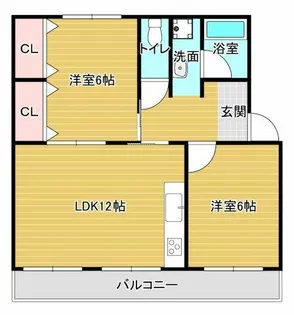 金剛第三住宅213棟【4階】の間取り