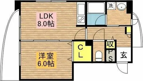 フィルプロビデンス【4階】の間取り