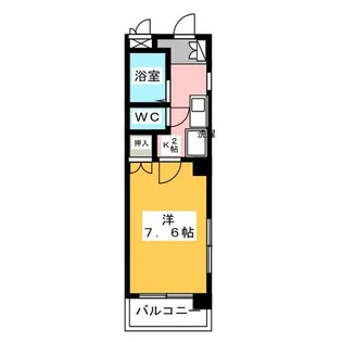 エルプエンテ【7階】の間取り