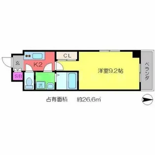 ドット松ヶ崎【2階】の間取り