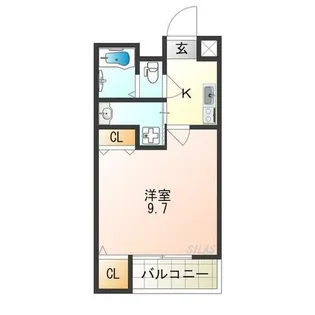 フジパレス山之内Ⅷ番館【3階】の間取り