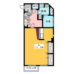 青山ビル【4階】の間取り