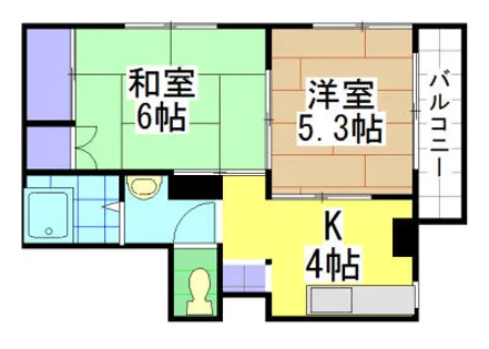 アベニュー医生ケ丘【3階】の間取り