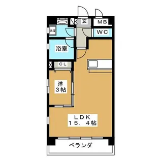 Felice Izumi【6階】の間取り