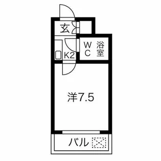 Tテラス明大寺【406号室】の間取り