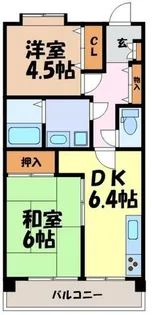 アーバンラフレ志賀1号棟【7階】の間取り