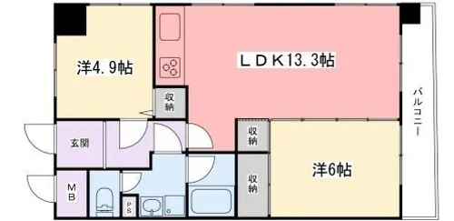 インタービレッジ高砂(ベルトピア高砂)【10階】の間取り