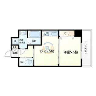 アーバンパーク住之江公園Ⅱ【5階】の間取り