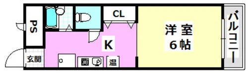 フローラ【2階】の間取り