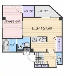 グレース梅田東【6階】の間取り