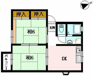 ラ・フォーレ・ヒロIII【102号室】の間取り
