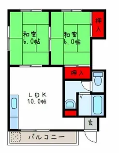 スタンヒル久宝園【103号室】の間取り
