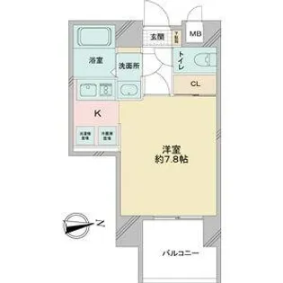 リエス鶴舞EAST TOWER【806号室】の間取り
