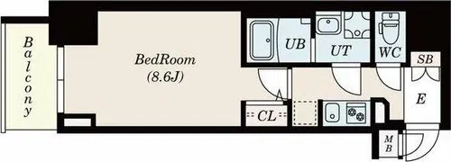 S-RESIDENCE東別院【2階】の間取り