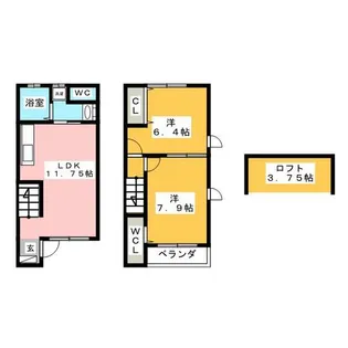 Flugel 翔【1階】の間取り