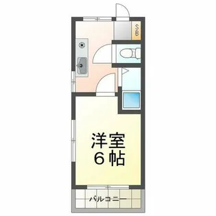 CUBE 舞子【3階】の間取り