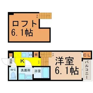 テラスサクラ瑞穂松園【202号室】の間取り
