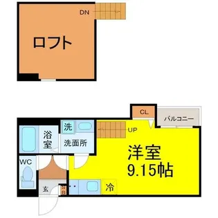 Patina平安通(パティーナ)【2階】の間取り