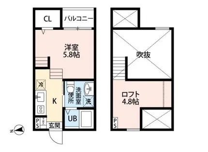 ASTERIA新守山【2階】の間取り