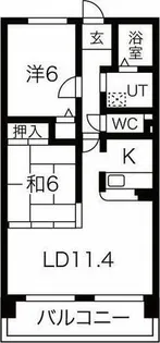 アネックス稲沢駅前【2階】の間取り