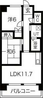 アネックス西町【1階】の間取り
