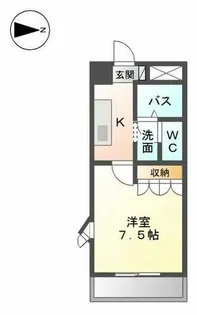 ヒールコート【1階】の間取り