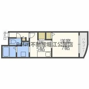 ブレスコート新金岡III【5階】の間取り
