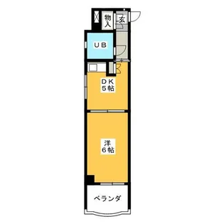 池下ハイツクローバー【5階】の間取り