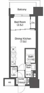 コンフォリア新大阪宮原Q【6階】の間取り