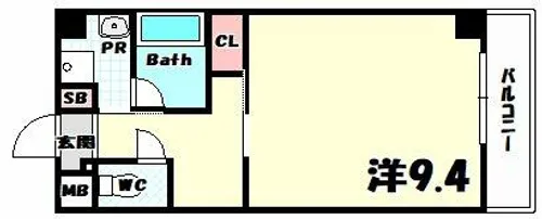 STEADY三宮【3階】の間取り