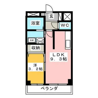 マンション光【3階】の間取り