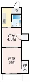 大阪府松原市立部5丁目【マンション】の間取り