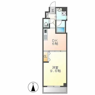 HF伏見レジデンス【5階】の間取り