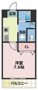 REVO門真【2階】の間取り