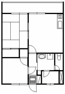 アーバンハイツ セゾン A棟【105号室】の間取り