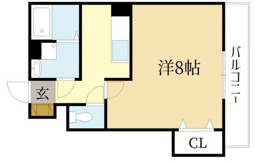 ルーチェ伊勢田【1階】の間取り
